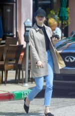 EMMA STONE Out in Los Angeles 04/03/2019