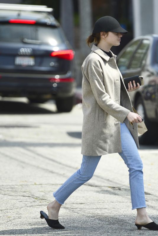 EMMA STONE Out in Los Angeles 04/03/2019