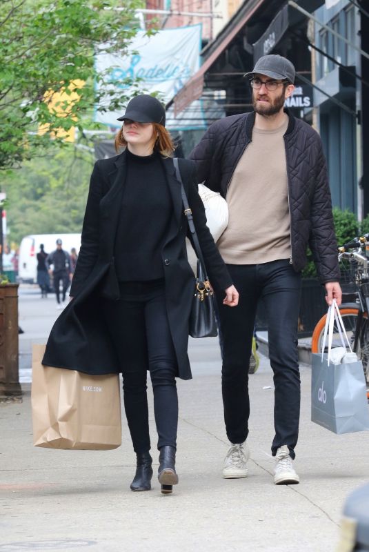 EMMA STONE Out Shopping in New York 04/30/2019