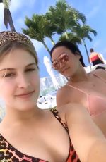 EUGENIE BOUCHARD in Bikini, Instagram Pictures and Video 04/14/2019