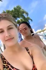 EUGENIE BOUCHARD in Bikini, Instagram Pictures and Video 04/14/2019