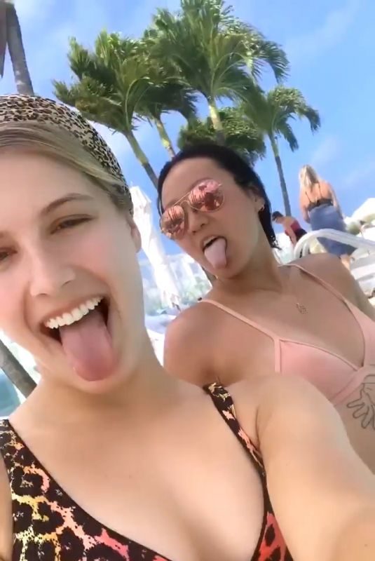 EUGENIE BOUCHARD in Bikini, Instagram Pictures and Video 04/14/2019