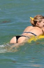 EUGENIE BOUCHARD in Bikini on the Beach in Miami 04/12/2019