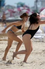EUGENIE BOUCHARD in Bikini on the Beach in Miami 04/12/2019