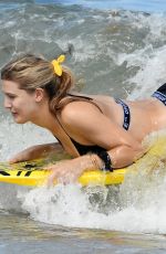 EUGENIE BOUCHARD in Bikini on the Beach in Miami 04/12/2019