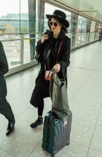 EVA GREEN at Heathrow Airport in London 04/16/2019