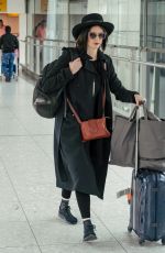 EVA GREEN at Heathrow Airport in London 04/16/2019