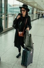 EVA GREEN at Heathrow Airport in London 04/16/2019