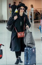 EVA GREEN at Heathrow Airport in London 04/16/2019
