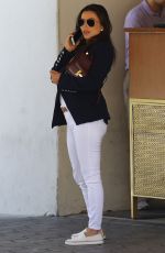 EVA LONGORIA Leaves Sunset Tower in Los Angeles 04/06/2019