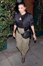 EVA LONGORIA Out for Dinner in Beverly Hills 04/13/2019