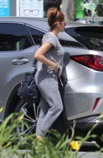EVA MENDES Out and About in Los Angeles 04/09/2019