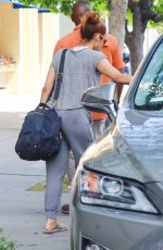 EVA MENDES Out and About in Los Angeles 04/09/2019