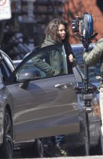 EVANGELINE LILLY on the Set of Dreamland in Montreal 04/12/2019