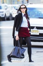 FAMKE JANSSEN Out and About in New York 04/15/2019