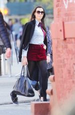 FAMKE JANSSEN Out and About in New York 04/15/2019