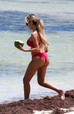FARRAH ABRAHAM in Bikini at a Beach in Tulum 04/10/2019
