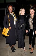 FAYE BROOKES and VICTORIA EKANOYE at Foodwell Restaurant in Manchester 04/03/2019