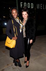 FAYE BROOKES and VICTORIA EKANOYE at Foodwell Restaurant in Manchester 04/03/2019