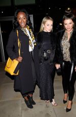 FAYE BROOKES and VICTORIA EKANOYE at Foodwell Restaurant in Manchester 04/03/2019