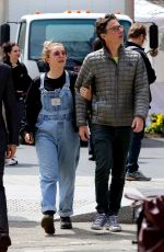 FLORENCEPUGH and Zach Braff Out in New York 04/12/2019