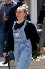 FLORENCEPUGH and Zach Braff Out in New York 04/12/2019