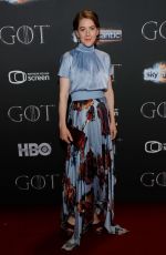 GEMMA WHELAN at Game of Thrones, Season 8 Premiere in Belfast 04/12/2019