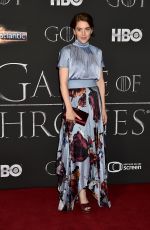 GEMMA WHELAN at Game of Thrones, Season 8 Premiere in Belfast 04/12/2019
