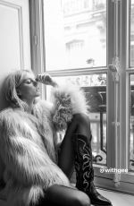 GEORGIA GRACE MARTIN on the Set of a Photoshoot, 2019