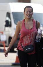 GEORGIA KOUSOULOU Leaves a Gym in Essex 03/29/2019