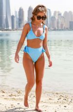 GEORGIA STEEL in Bikini at a Beach in Dubai 04/04/2019