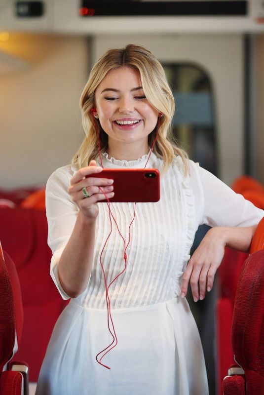 GEORGIA TOFFOLO for Vodafone’s Red Entertainment Plan in London 04/24/2019