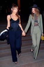 GIGI and BELLA HADID Night Out in New York 04/07/2019
