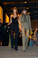 GIGI and BELLA HADID Night Out in New York 04/07/2019