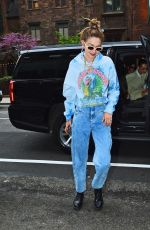 GIGI and BELLA HADID Out in New York 04/23/2019