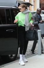 GIGI HADID Arrives at Her Apartment in New York 04/02/2019