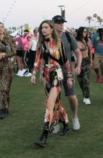 GIGI HADID at Coachella Valley Music and Arts Festival in Indio 04/13/2019
