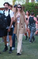 GIGI HADID Out at Coachella Music Festival 04/14/2019