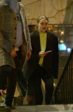 GIGI HADID Out for Dinner in New York 04/03/2019