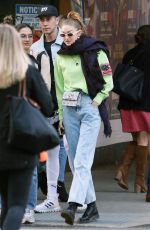 GIGI HADID Out in New York 04/17/2019