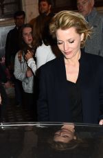 GILLIAN ANDERSON Leaves National Theatre in London 04/19/2019