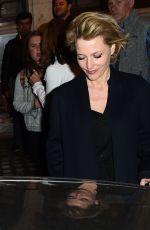 GILLIAN ANDERSON Leaves National Theatre in London 04/19/2019