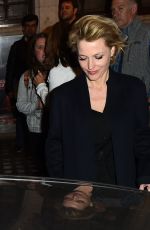 GILLIAN ANDERSON Leaves National Theatre in London 04/19/2019