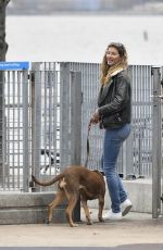 GISELE BUNDCHEN Out with Her Dogs in New York 04/14/2019