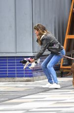 GISELE BUNDCHEN Out with Her Dogs in New York 04/14/2019