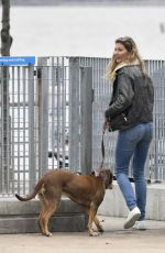 GISELE BUNDCHEN Out with Her Dogs in New York 04/14/2019