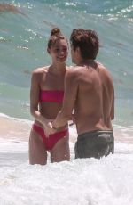 GRACE ELIZABETH in Bikini at a Beach in Tulum 03/31/2019