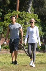 GWYNETH PALTROW and Brad Falchuk Out Hiking in Los Angeles 04/09/2019