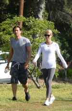 GWYNETH PALTROW and Brad Falchuk Out Hiking in Los Angeles 04/09/2019