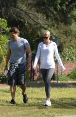 GWYNETH PALTROW and Brad Falchuk Out Hiking in Los Angeles 04/09/2019